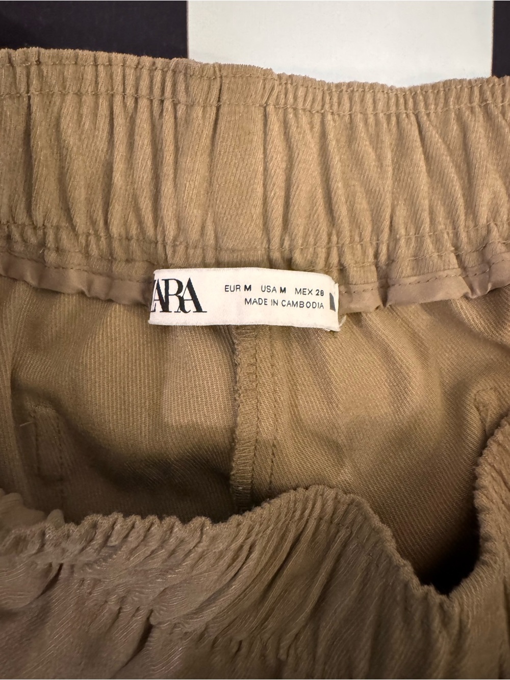 Zara Camel Joggers - Picture 5 of 6